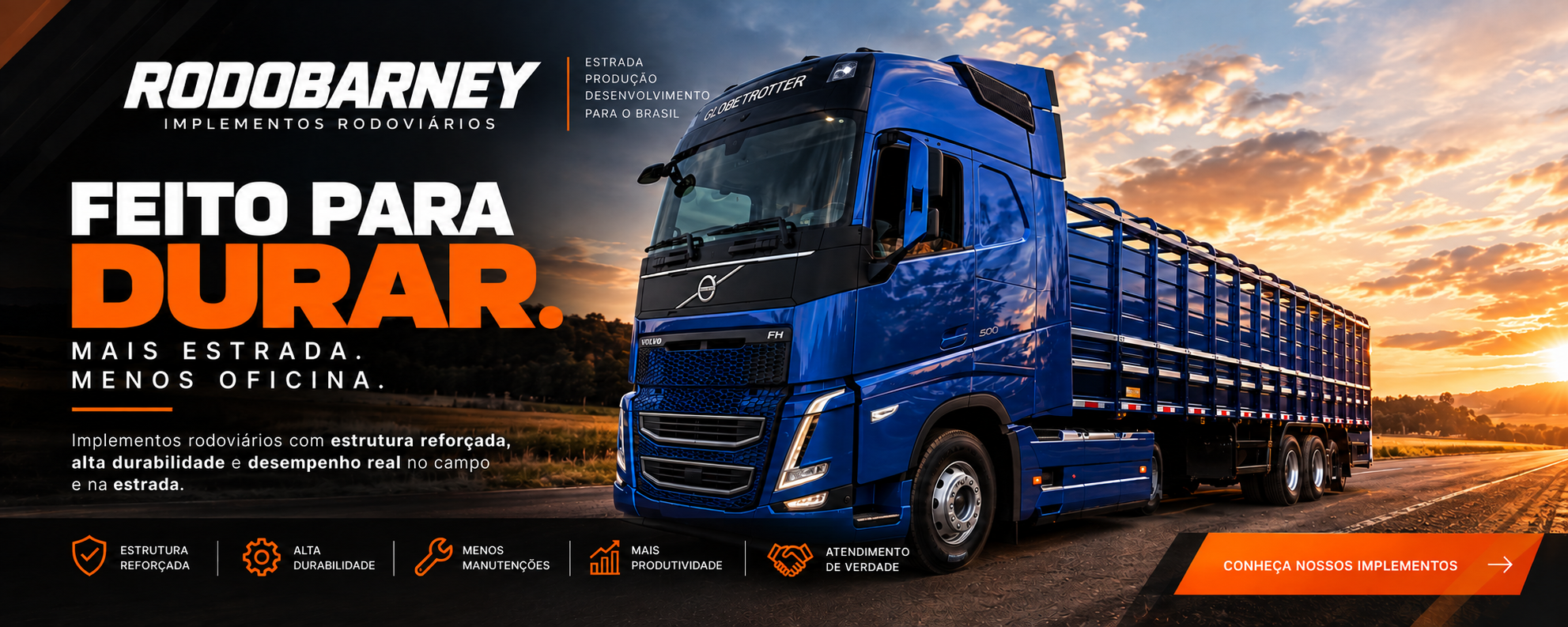 RODOBARNEY — feito para durar, mais estrada e menos oficina